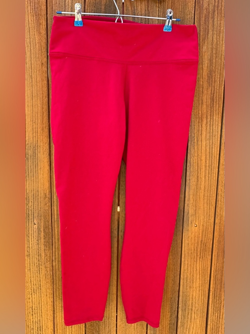 Fabletics Red High-Waist Active Leggings Women’s XXL. Practically Brand New.